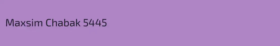 Maxsim Chabak 5445